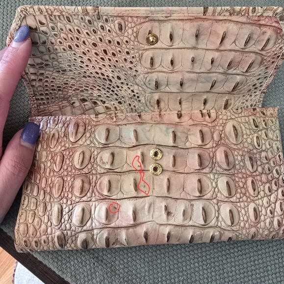 Brahmin Sandstone Soft Checkbook - Picture 8 of 12